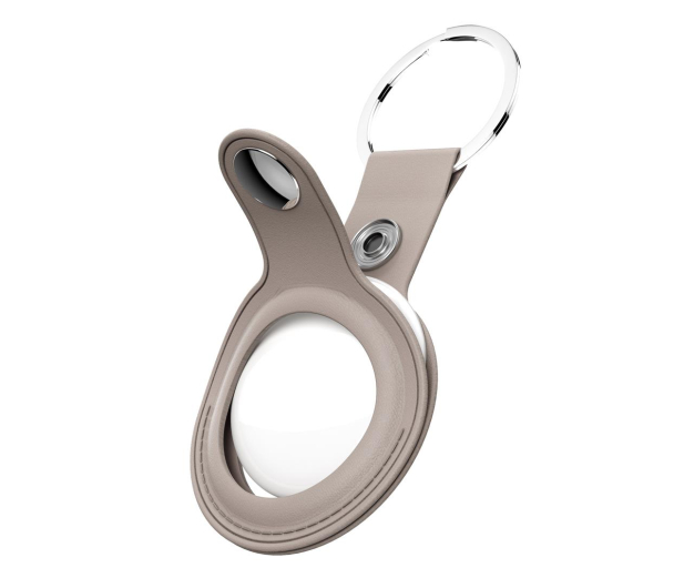KeyBudz AirTag Keyring skórzane etui ochronne do AirTag sandy beige IEOKBATSB - 1172150 - zdjęcie 3